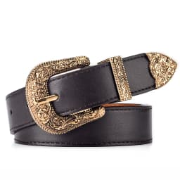 Women'S Belt Vintage Carved Needle Buckle Men'S Belt Punk Hip Hop Rock Style Jeans Pu Leather Belt Cheap Belt