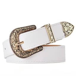 Women'S Belt Vintage Carved Needle Buckle Men'S Belt Punk Hip Hop Rock Style Jeans Pu Leather Belt Cheap Belt