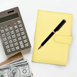 A6 PU Leather Budget Binder Notebook Cash Envelopes System Set with Binder Pockets For Money Budgets Saving Bill Organizer Gifts