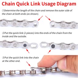 Risk Bicycle Chain Mini Mountain Bike Chain Quick Link Bike Gauge Tool Calipers Measure Screw Chain Hook Cycling Accessories