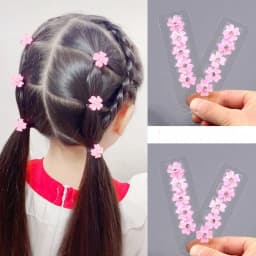 10pcs Korean mini floral Hair Claw children Elegant updo hair clips girls princess hair clips headwear kids Hair Accessories