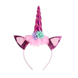 Unicorn Headband Fairy Angel Wings Kids Gift Girls Rainbow Unicorn Birthday Party Decoration Cosplay Props Supplies Baby Shower