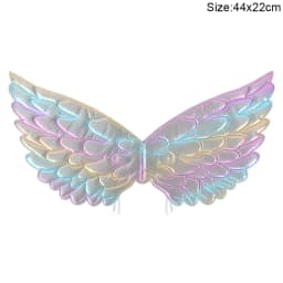 Unicorn Headband Fairy Angel Wings Kids Gift Girls Rainbow Unicorn Birthday Party Decoration Cosplay Props Supplies Baby Shower