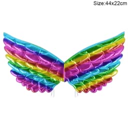 Unicorn Headband Fairy Angel Wings Kids Gift Girls Rainbow Unicorn Birthday Party Decoration Cosplay Props Supplies Baby Shower