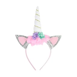 Unicorn Headband Fairy Angel Wings Kids Gift Girls Rainbow Unicorn Birthday Party Decoration Cosplay Props Supplies Baby Shower
