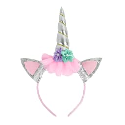Unicorn Headband Fairy Angel Wings Kids Gift Girls Rainbow Unicorn Birthday Party Decoration Cosplay Props Supplies Baby Shower