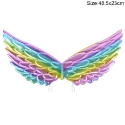 Unicorn Headband Fairy Angel Wings Kids Gift Girls Rainbow Unicorn Birthday Party Decoration Cosplay Props Supplies Baby Shower