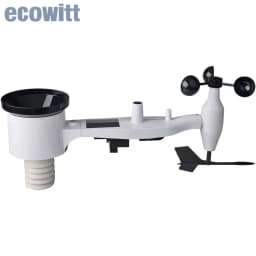 Ecowitt WS69 7-in-1 Wireless Solar Powered Outdoor Weather Sensor for Home Garden Farm, Sensor Only, Can't be Used Alone