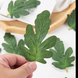 50PCS Artificial Plants Diy Candy Box Wedding Flowers Wreath Christmas Decorations for Home Scrapbooking Fake Watermelon Leaves