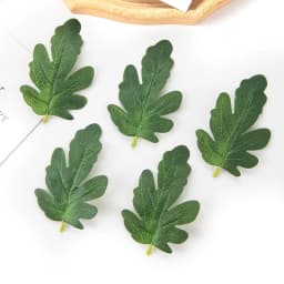 50PCS Artificial Plants Diy Candy Box Wedding Flowers Wreath Christmas Decorations for Home Scrapbooking Fake Watermelon Leaves