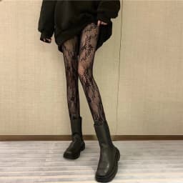 Japanese Girls Goth Punk Retro Spider Web Tights Classic Lolita Sexy Cosplay Anime Pantyhose Women Lace Mesh Stockings Bottomed