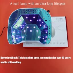 Ibelieve Plug in UV+LED Lamp Dual Chip 48W Quick Curing Nail Dryer Timing Luminaria Varnish Solidify Ongles Manicure Light