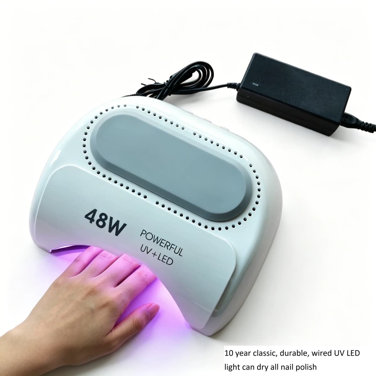 Ibelieve Plug in UV+LED Lamp Dual Chip 48W Quick Curing Nail Dryer Timing Luminaria Varnish Solidify Ongles Manicure Light