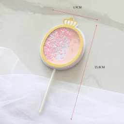 New Sequin Digital Insertion Birthday Number Cake Insertion 0 1 2 3 4 5 6 7 8 9 Cake Topper Girls Boys Baby Party Supplies Decor