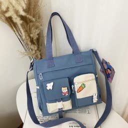 New Designer School Handbag Messeng Bag For Youth Teen Girls Tote Shoulder Bag Large Capacity Nylon Women Crossbody Bag Satchels