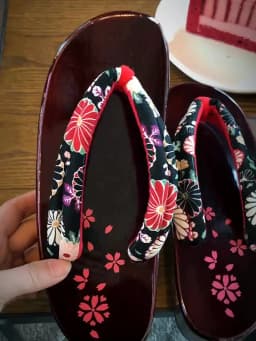 Summer Women Slipper Japanese Geisha Wooden Geta Anime Cosplay Sandals Female Flip Flops Clogs Shoes Plus Size 41 42