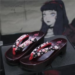 Summer Women Slipper Japanese Geisha Wooden Geta Anime Cosplay Sandals Female Flip Flops Clogs Shoes Plus Size 41 42