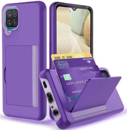 Case For Samsung A12 S21 S20 FE S22 Ultra S10 Plus Flip Door Hidden Pocket Anti-Scratch Cover For Galaxy A52 A72 5G Funda