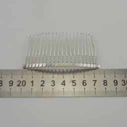 20PCS Various Sizes Silver Plain Twisted Wires Metal Comb for DIY Bridal Taira Crown Hair Accessories Lead Free Nickel Free