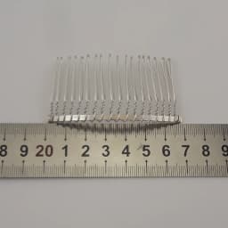 20PCS Various Sizes Silver Plain Twisted Wires Metal Comb for DIY Bridal Taira Crown Hair Accessories Lead Free Nickel Free