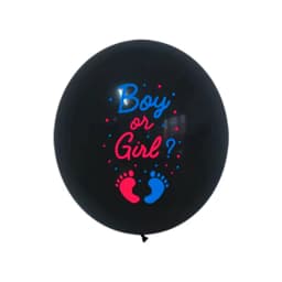 36-inch Black Gender Reveals Balloon Boy or Girl Boys and Girls Set Up Large Balloons