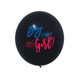 36-inch Black Gender Reveals Balloon Boy or Girl Boys and Girls Set Up Large Balloons