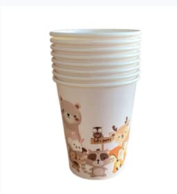 Woodland Animal Disposable Tableware Wild Forest Bear Fox Plate Cup Napkin Jungle Safari Happy Birthday Party Decor Kid Boy Girl