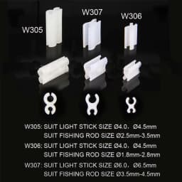 6/12pcs Night Fishing Light Stick Waterproof Electronic Glow Stick Fishing Rod Feeder Clip On The Rod Tip Fishing Float Bobbers