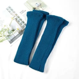 75cm Purple Autumn And Winter New Yoga Socks Antiskid Dance Pile Wool Knitted Female Leg Warmers Warm Guards