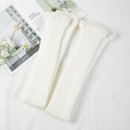 75cm Purple Autumn And Winter New Yoga Socks Antiskid Dance Pile Wool Knitted Female Leg Warmers Warm Guards