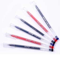 12 Pcs/Set 0.5MM Large Capacity Neutral Gel Pen Signature Student Exam Pens Black Blue Red SCHOOL Office Stationery Supplies