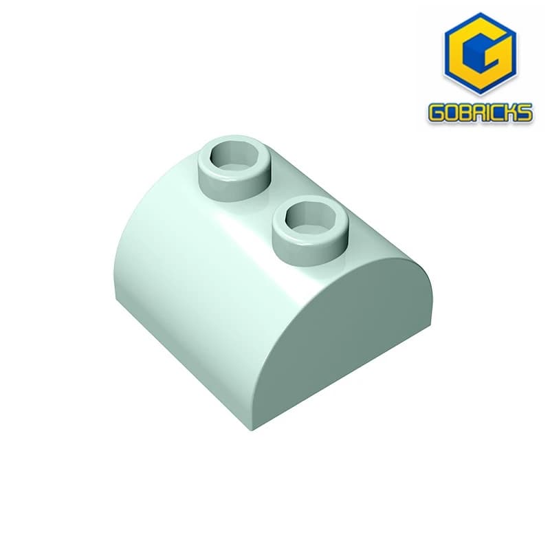 Gobricks GDS-741 BRICK 2X2 W. BOW AND KNOBS-2x2 Arch Brick compatible with lego 30165 children's DIY Educational Building Blocks