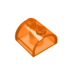 Gobricks GDS-741 BRICK 2X2 W. BOW AND KNOBS-2x2 Arch Brick compatible with lego 30165 children's DIY Educational Building Blocks