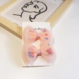 New fashion Korean version cute mesh bow children's hairpin headwear