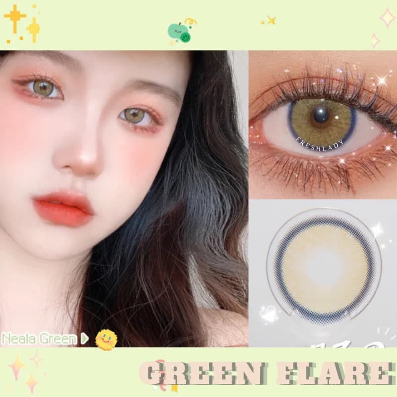 UYAAI 1Pair New Style Contact Lenses Yearly Use Colored Contacts Cosmetic Lens Beautiful Pupil Natural Contact Lens