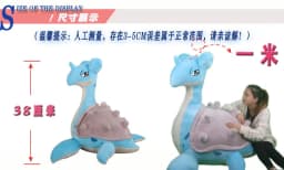 2022 New Japan Cartoon Pokemon Characters Large Lapras Plush Toy Stuffed Animals Doll Children's Birthday Gifts