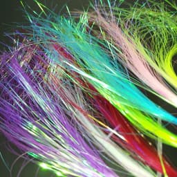 lunker tinsel fly fishing assist hooks shining line diy tieing flies
