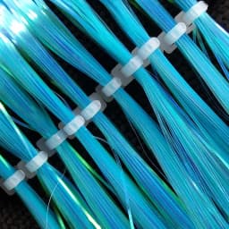 lunker tinsel fly fishing assist hooks shining line diy tieing flies