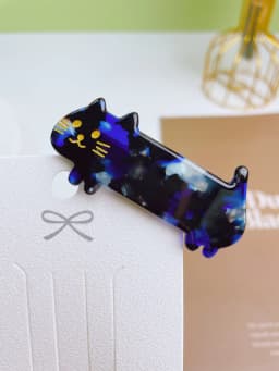 Romantic Cute Girls Hairpins New Lovely Cat Flowers Hair Clips Fashion Acetate Barrette For Women Fine Headband Hair Accessories