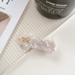 Romantic Cute Girls Hairpins New Lovely Cat Flowers Hair Clips Fashion Acetate Barrette For Women Fine Headband Hair Accessories