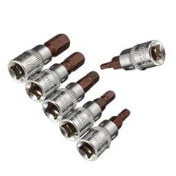 1/4 Inch Drive Hex Socket Bit Set 3mm 4mm 5mm 6mm 7mm 8mm Screwdriver Bits Hand Tools H3 H4 H5 H6 H7 H8 1/5/6pcs