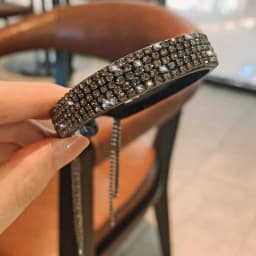 Luxury Shine Full Rhinestone Long Tassel Crystal Hairbands For Women Girls Hair Accessories Wedding Banquet Jewelry 2022 New