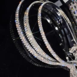 Luxury Shine Full Rhinestone Long Tassel Crystal Hairbands For Women Girls Hair Accessories Wedding Banquet Jewelry 2022 New
