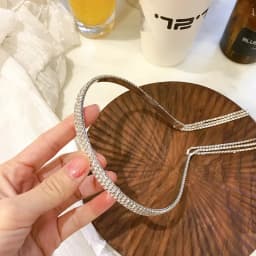Luxury Shine Full Rhinestone Long Tassel Crystal Hairbands For Women Girls Hair Accessories Wedding Banquet Jewelry 2022 New