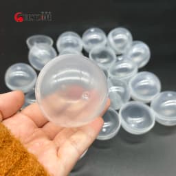 20/50/100Pcs Diameter 50mm Plastic All PP Toy Capsules Surprise Ball Transparent Container Box Kid Easy Open For Vending Machine