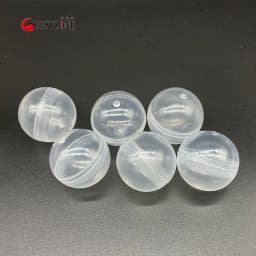 20/50/100Pcs Diameter 50mm Plastic All PP Toy Capsules Surprise Ball Transparent Container Box Kid Easy Open For Vending Machine