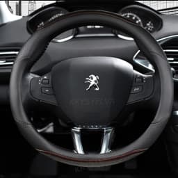 Car Steering Wheel Cover Carbon Fibre +Leather For Peugeot 208 2012~2018 Peugeot 308 2014~2021 2008 2013~2018 Auto Accessories