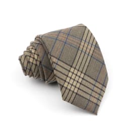 Men's Ties Jacquard Woven Striped Plaid Necktie 7cm Polyester Male Narrow Wedding Tie Skinny Tuxedo Suit Shirt Accessory Gift