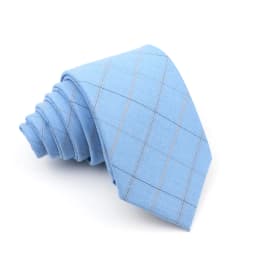 Men's Ties Jacquard Woven Striped Plaid Necktie 7cm Polyester Male Narrow Wedding Tie Skinny Tuxedo Suit Shirt Accessory Gift