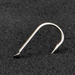 FTK Flatted Round Bent Hooks 100pcs/lot Size1#-Size10# Fishing Hook High Carbon Steel Fishhook For Fishing